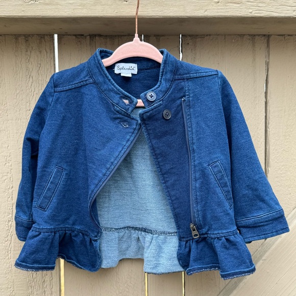 Splendid Baby Ruffled Denim Jean Jacket - Picture 4 of 6